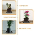 thumbnail image 3 of Homoyoyo 8Ud Bandejas Negras Para Plantas Sin Agujeros Para Interiores Y Evitar Derrames, 3 of 7