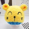 thumbnail image 4 of Kids Winter Beanie Knitted Hats for Toddler Baby Girls Boys, Animal Faux Fur Double Pom Pom Cute Infant Cap 0-3T, 4 of 12
