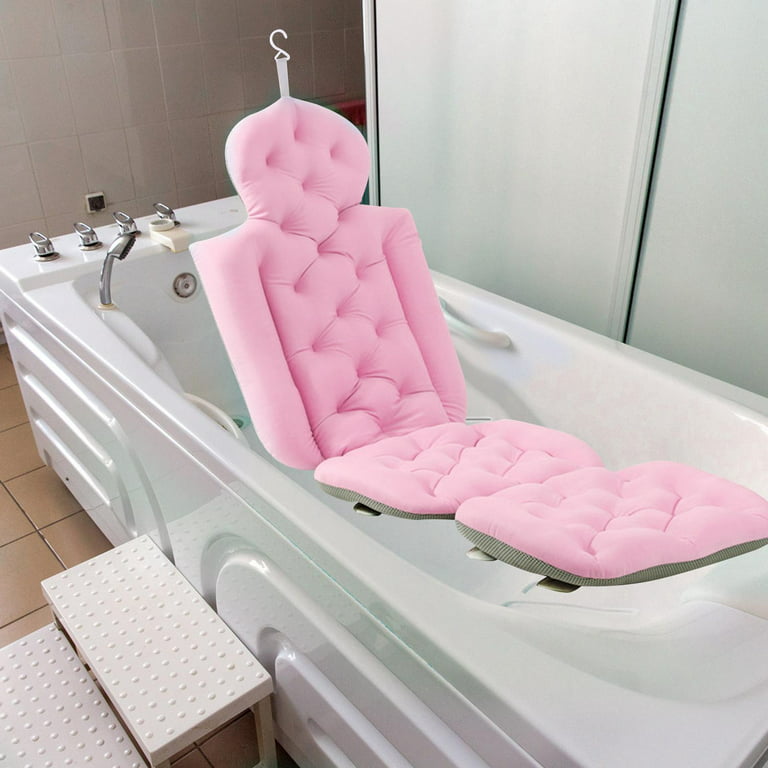 Full Body Bath Pillow, Luxury Bathtub Pillow (22 Suction Cups) Bath Pillows  for