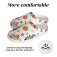 thumbnail image 6 of Xecao Vintage Autumn Truck Print Cotton Slippers Fuzzy Warm Cozy Slippers Non Slip House Slippers For Indoor Outdoor Cotton Slippers House Slippers-13, 6 of 7