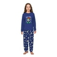 thumbnail image 4 of Jingle Baller Family Matching Pajama Set, Festive Elf Soccer Holiday Design with Pet Outfit, 4 of 7