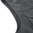 thumbnail image 4 of Men Lightweight Cargo Vest Outdoor Leisure Vest with Pockets Men's Big&Tall Work Jacket Standing Collar Multi-Pockets Outdoor Jacket Coat Gray 5XL, 4 of 8