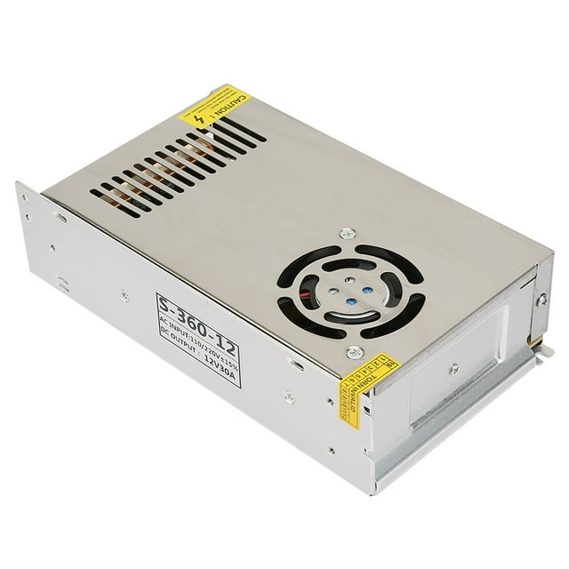 Fuente De Alimentación Conmutada De 12V Equipo Industrial DC 30A LED