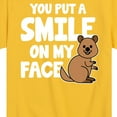 thumbnail image 3 of Instant Message - You Put A Smile On My Face - Toddler & Youth Short Sleeve Graphic T-Shirt, 3 of 6