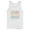 White, variant on Men's NASA Rainbow Repeat Logo Tank Top White Small