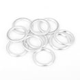 thumbnail image 5 of 10pcs Durable M14 Silver Tone Oil Drain Plug Gaskets Replacement for Audi N-013-815-7, 5 of 5