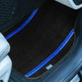 thumbnail image 3 of Universal Fit Galaxy13 Metallic Stripe Non-Slip Carpet Car Floor Mats - Full Set, 3 of 7