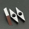thumbnail image 2 of Inserts en Aluminium 10 Pcs 10* Inserts de Rotation Cnc en Aluminium Vcgt110308-Ak H01, 2 of 6