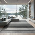 thumbnail image 2 of ODIKA 8'x10' Washable Area Rug Durable, Non-Slip Striped Welcome Door Doormat Alternating Band Stripe for Living Room, Under Sectional, Family, 2 of 7