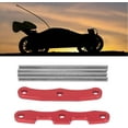 thumbnail image 4 of AVEKI Front and Rear Split Tie Rods, Replacement RC Car Parts Wear Resistant Easy to Install High Strength Aluminum Alloy for 1/10 RC Car (Red) B0514, 4 of 7