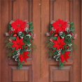 thumbnail image 2 of Creative Christmas Wreath Decor Christmas Inverted Tree Festival Door Hanging Christmas Door Wreath Curtain Door Decoration, 2 of 5