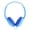 Blue, variant on onn On-Ear Headphones with 3.5 mm Connector, Black