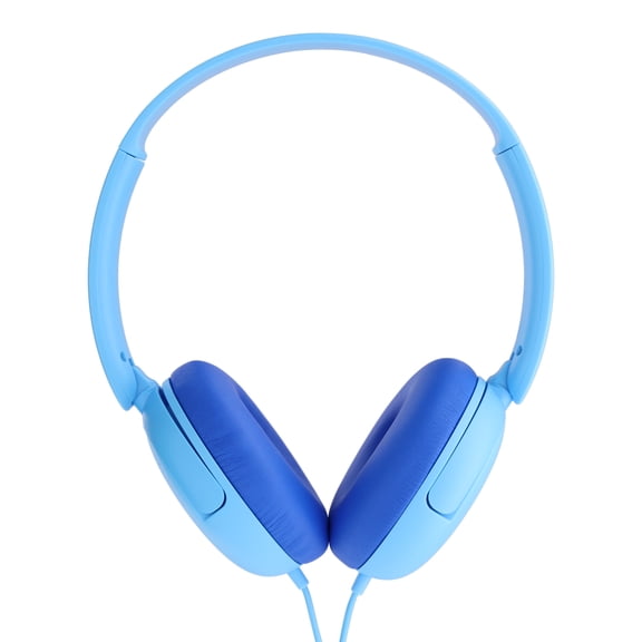 onn On-Ear Headphones with 3.5 mm Connector, Blue