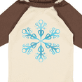 thumbnail image 4 of Inktastic Icy Blue Winter Snowflake Boys or Girls Long Sleeve Baby Bodysuit, 4 of 5