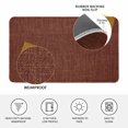 thumbnail image 3 of Dark Brown Door Mat Indoor Outdoor,Vintage Country Monochrome Chocolate Color Non Slip Welcome Mat with Rubber Backing,Absorbent Fabric Front Door Mats Entryway Rug for Home Patio Entrance 20"x31.5", 3 of 8