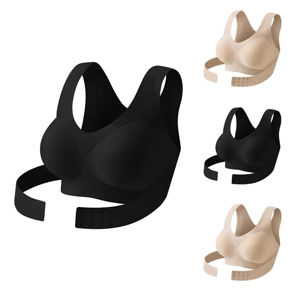 Seamless Breathable Shaping Corrective Support Bra Front Closure Back Posture Comfort Fit Daily Wear