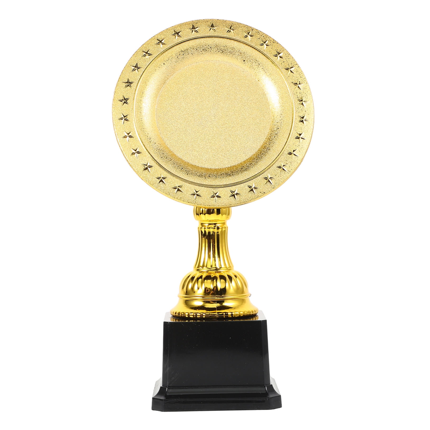 OUNONA Award Trophy Decor For Ceremonies And Parties Plastic Plate Shape Trophy Cup For Soccer Goalkeepers Team Achievements And Student Competitions