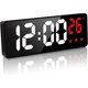 thumbnail image 1 of Digital Alarm Clock, 6.7" LED Digital Alarm Clock with Temperature/Tick-Free/for Adults and Kids, 1 of 5