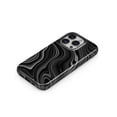 thumbnail image 3 of DesignSkinz Scratch-Resistant Hard Slim Case Compatible with iPhone 15 Plus (Compatible with MagSafe) - Black & Gray Marble, 3 of 9