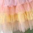 thumbnail image 5 of Zanarzt Baby Tulle Dress Girls Layered Rainbow Tutu Skirt Dance Dress Ruffle Tiered Clubwear Birthday Outfit Light Pink,18-24 Months, 5 of 6