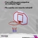 thumbnail image 4 of Canasta de Baloncesto Portatil Fuxion Sports Aro 43 cm, 4 of 7