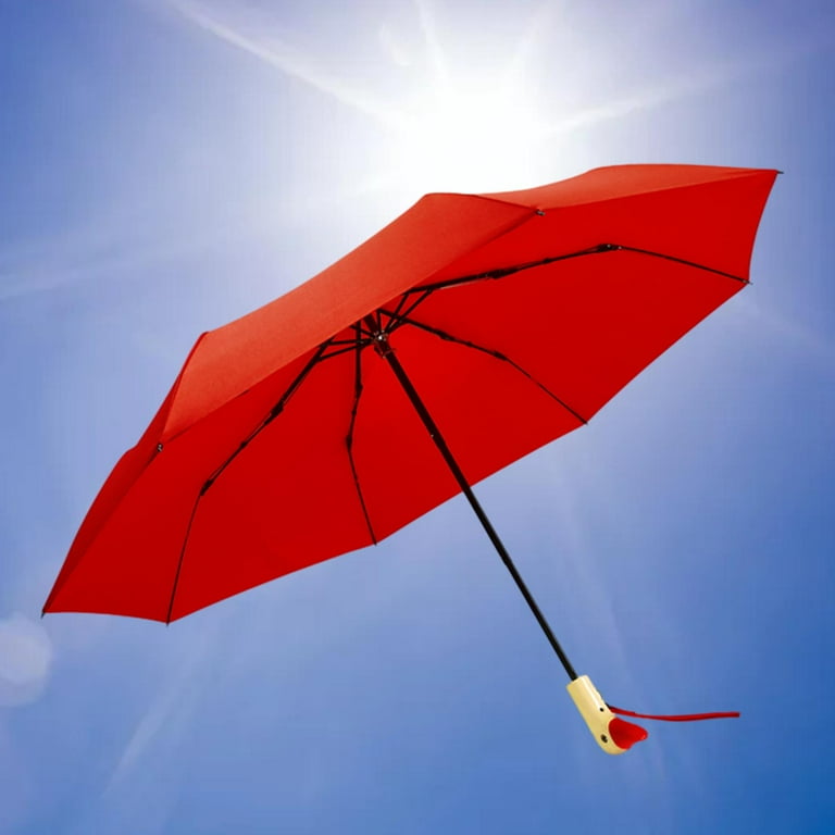 Red on sale rain umbrellas