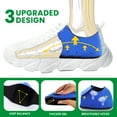 thumbnail image 2 of Bukihome Plantar Fasciitis Gel Heel Protectors - Heel Cups for Women Men Heel Spur Pain Relief - Heel Insert Pad for Achilles Tendinitis Dry Cracked Heel Support Cushion,Men 8.5-14|Women 9.5-13 Blue, 2 of 7