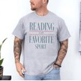 thumbnail image 2 of Reading is My Favorite Sport T-Shirt, Book Lover Funny Quote T-Shirt, Bookworm Reader Shirt, Literary Lover Gift, Multicolors, Size S-5XL, 2 of 5