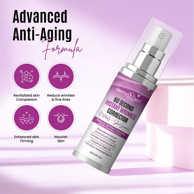 Dermaxgen 60-Second Instant Face Lift, Wrinkle Remover Spray, Skin
