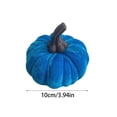 thumbnail image 2 of XHKUYI Halloween Artificial Velvet Pumpkins 4 inch, Fall Velvet White Pumpkins Decor, Fake Fabric Pumpkins for Fall Thanksgiving Halloween Table Centerpiece Mantel Kitchen Decor, 2 of 7