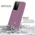 thumbnail image 3 of Supershield Defender Case for Samsung Galaxy S22 Ultra 5G, Galaxy S22 Ultra 5G Phone Case Heavy Duty Shockproof Dustproof 3 in 1 Rugged Protective Bumper Cover - Purple, 3 of 3