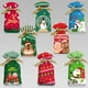 thumbnail image 2 of Bolsa de regalo de Dragee de caramelo de Navidad, caja de embalaje de Chocolate de Papá Noel, suministros de decoración de fiesta de año nuevo 2023, 5/10/20 piezas, 2024, 2 of 4