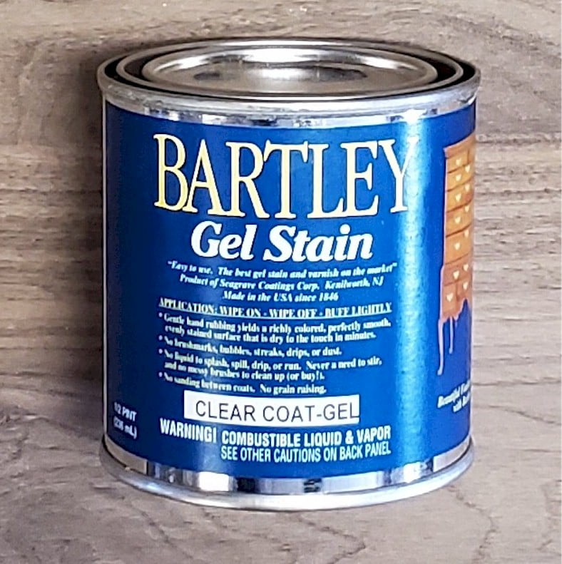 BARTLEY CLEAR COAT VARNISH GEL 1/2 PINT