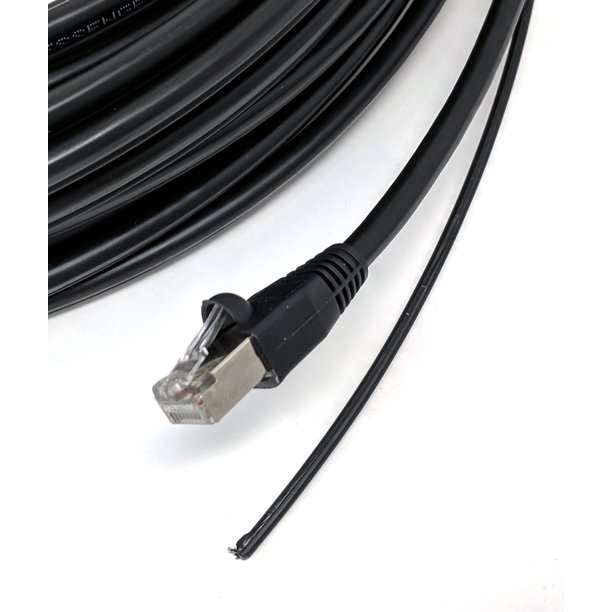 200ft Aerial Cat6 Outdoor Waterproof Cable Direct Burial (Pure