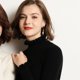 thumbnail image 1 of MRMT 2024 Nuevos suéteres para mujer Suéter de punto cálido a rayas para mujer Suéter de cuello alto corto y ajustado para mujer, 1 of 5