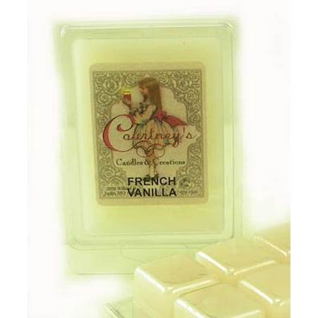 Vanilla Wax - FRENCH VANILLA Mixer Melt or Wax Tart by Courtneys Candles
