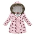 thumbnail image 2 of Aayomet Girls Long Parka Winter Coat Heavyweight Hooded Puffer Jacket with Faux Fur Collar Fleece Lined Down Coat for Kids, 2 of 4