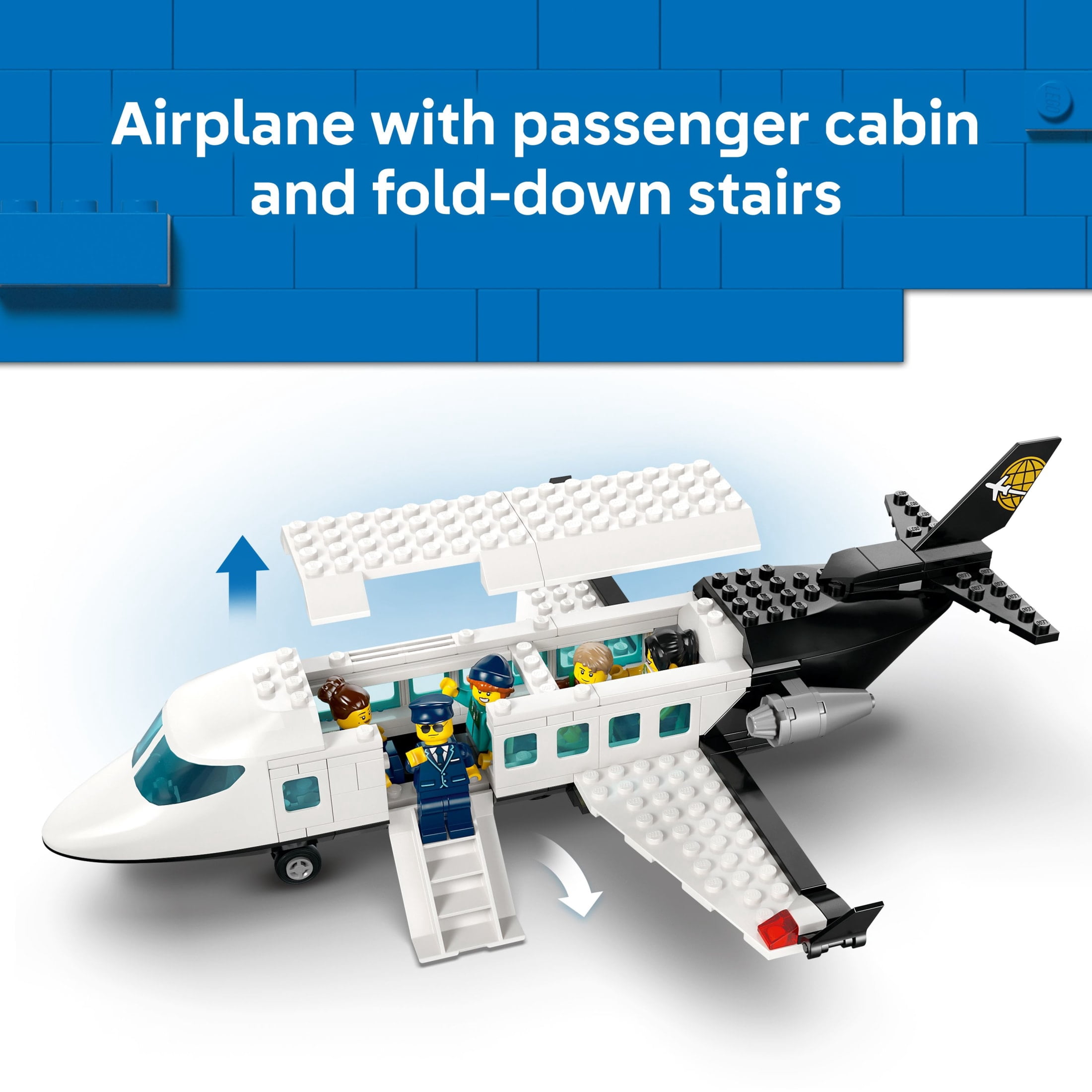 LEGO City Airport with Airplane Building Toy - Building Toy for Kids - Pretend Play Travel Set for Boys & Girls, Ages 8+ - Includes 9 Minifigures - Gift Idea for Birthdays - 60502