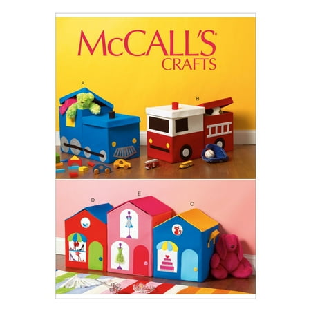 Printable Box Template - M6806 Toy Storages Sewing Template, One Size Only, One Size Only By McCall Pattern Company