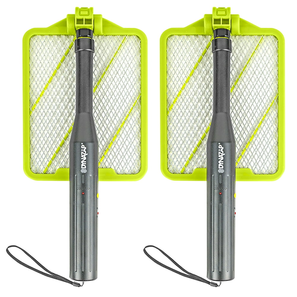 DynaZap Extendable Insect Zapper Electric Fly Swatter 2 Swatters
