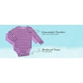 thumbnail image 5 of Hanes baby boys Ultimate Flexy 5 Pack Long Sleeve Bodysuits Bodystocking, Pink/Grey Shades, 12-18 Months US, 5 of 6