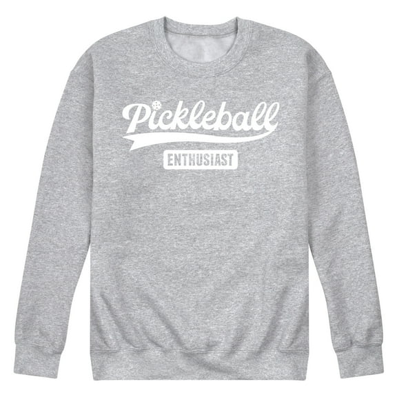 Instant Message - Pickleball Enthusiast - Men's Crew Neck Fleece Pullover