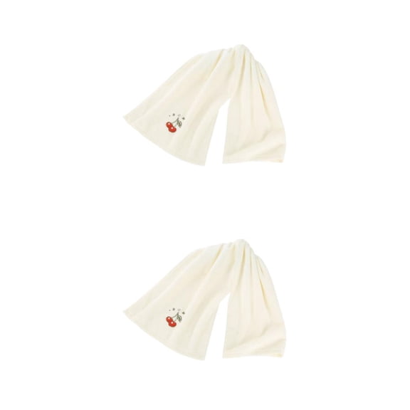 Cateissary Toalla deportiva absorbente de sudor plegable portátil para interiores, gimnasio en casa, correr, trotar, ejercicio, toallas de Beige 2piezas