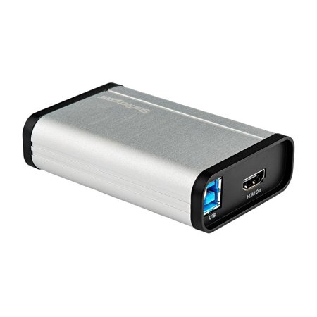 StarTech(スターテック) UVCHDCAP シルバー &amp; ブラック UVC準拠USB-C接続HDMIキャプチャボード Mac対応