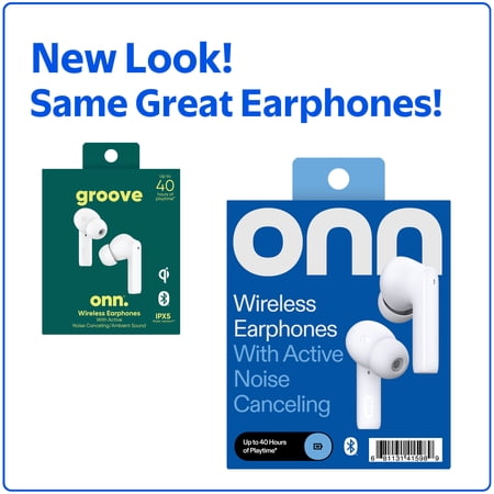 ONN TRUE WIRELESS NOISE CANCELLING EARBUDS WITH BLUETOOTH