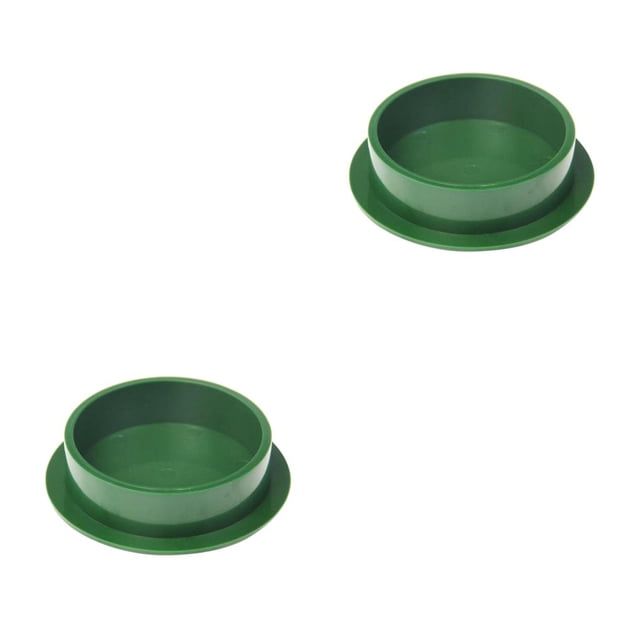 Naiovety Premium Golf Hole Cup Plastic Putting Cup Green Flag Aids Holder Training Verde 2piezas