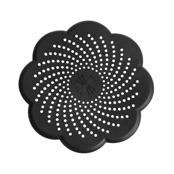 Homelife Sink Strainer Silicone Anti-Blocking Drain Filter Flower Design Odor Seal Kitchen Bathroom Accessory Sewer Outfall Mesh Trap