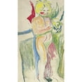 thumbnail image 3 of Edvard Munch 10x14 Black Modern Framed Museum Art Print Titled - Alma Mater, Standing Child (1914-15), 3 of 5