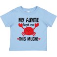 thumbnail image 3 of Inktastic My Auntie Loves Me Nephew Boys or Girls Toddler T-Shirt, 3 of 5