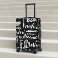 thumbnail image 3 of Wukai Pasta Bacon Elastic Luggage Cover: Personalized Protection for Your Suitcase - Fits 19~29-inch, Washable & Durable Travel Companion-X-Large, 3 of 8